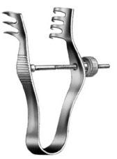 Wound Spreaders, self-retaining