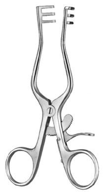 Wound Spreaders, self-retaining